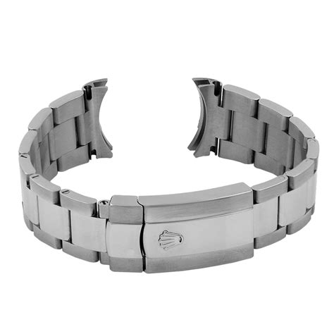 oyster submariner style stainless steel band with rolex logo|Rolex Bracelets, Bands, Clasps & Straps: Complete Guide .